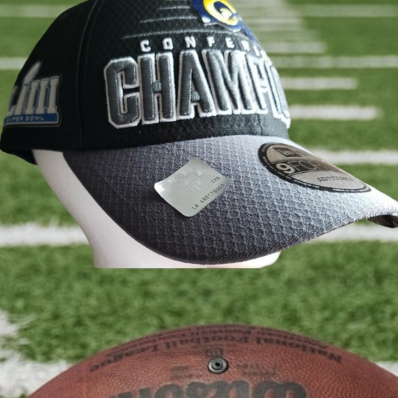 LA Rams Conference NFL Champion 2019 LIII Super Bowl cap - Picture 4 of 6